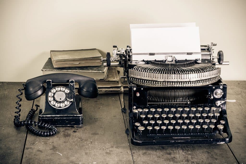 Old-School-Typewriter-Phone-Books