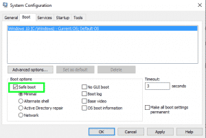 How to boot Windows 10 into Safe Mode