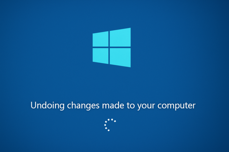 Windows Stuck on "Undoing Changes"